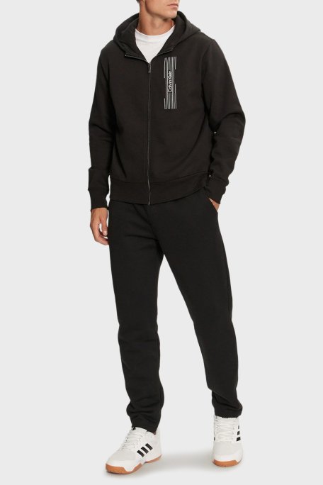 Calvin Klein Pamuklu Regular Fit Normal Bel Düz Paça Jogger K10K113654BEH Erkek Pantolon K10K113654 BEH SİYAH - 2