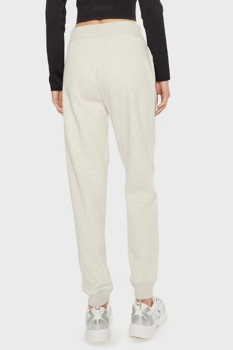 Calvin Klein Pamuklu Relaxed Fit Yüksek Bel Lastikli Paça Jogger J20J223590P6G Bayan Pantolon J20J223590 P6G AÇIK GRİ - 5