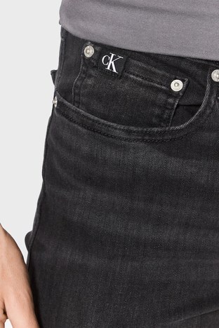 Calvin Klein - Calvin Klein Pamuklu Skinny Fit Düşük Bel Dar Paça Jeans Erkek Kot Pantolon J30J319869 1BY SİYAH (1)