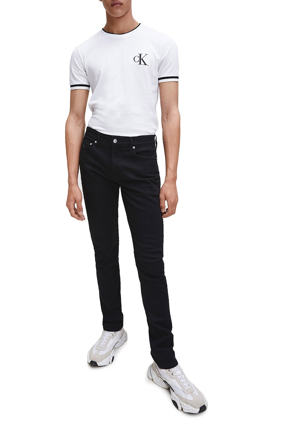 Calvin Klein Pamuklu Slim Fit Jeans Erkek Kot Pantolon J30J315567 1BY SİYAH