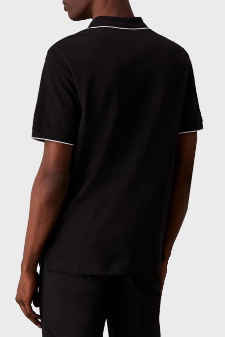 Calvin Klein Pamuklu Slim Fit K10K112751BEH Erkek Polo Yaka T Shirt K10K112751 BEH SİYAH - 7
