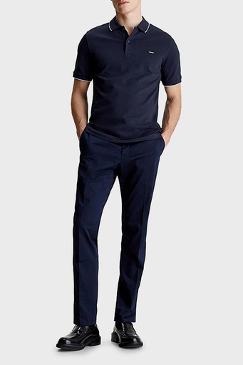 Calvin Klein Pamuklu Slim Fit K10K112751CEF Erkek Polo Yaka T Shirt K10K112751 CEF LACİVERT - 3