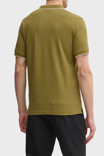 Calvin Klein Pamuklu Slim Fit K10K112751LHT Erkek Polo Yaka T Shirt K10K112751 LHT HAKİ - 2