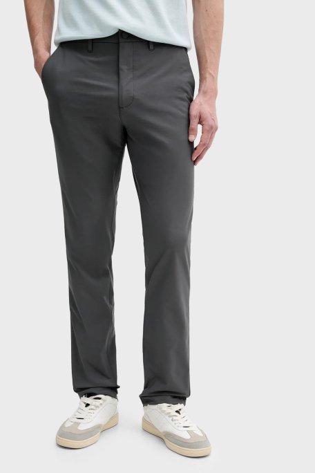 Calvin Klein Pamuklu Slim Fit Normal Bel Düz Paça LV04LB610GBAC Erkek Pantolon LV04LB610G BAC GRİ - 1