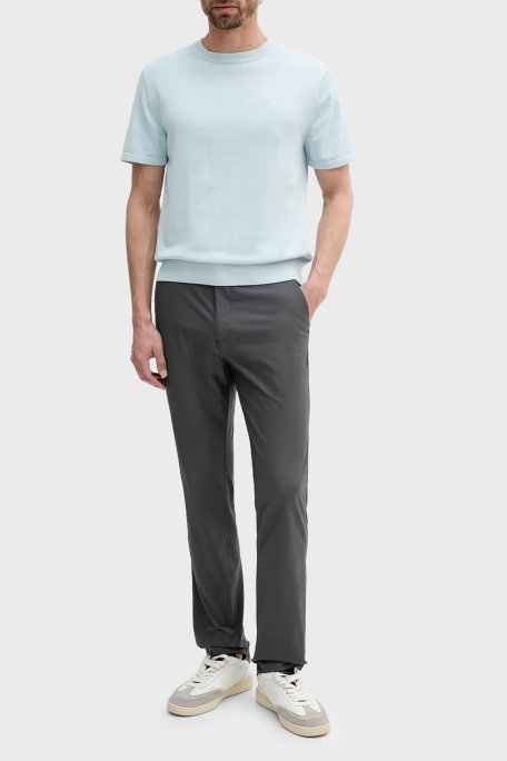 Calvin Klein Pamuklu Slim Fit Normal Bel Düz Paça LV04LB610GBAC Erkek Pantolon LV04LB610G BAC GRİ - 2