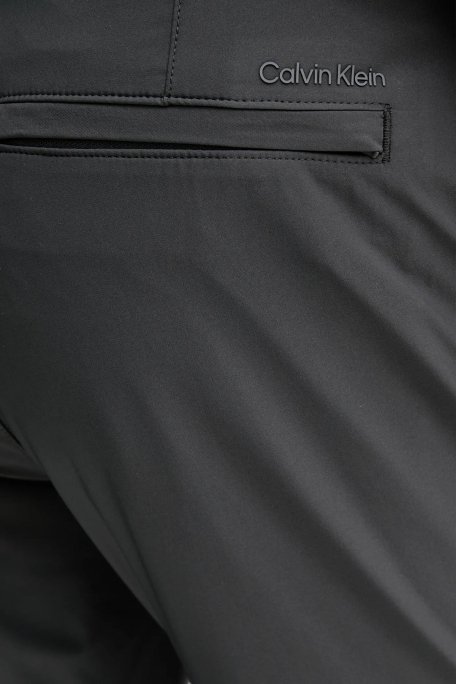 Calvin Klein Pamuklu Slim Fit Normal Bel Düz Paça LV04LB610GBAC Erkek Pantolon LV04LB610G BAC GRİ - 4