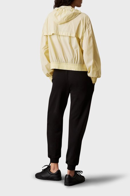 Calvin Klein Pamuklu Slim Fit Normal Bel Ribanalı Paça J20J225354BEH Bayan Pantolon J20J225354 BEH SİYAH - 2