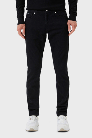 Calvin Klein - Calvin Klein Pamuklu Streç Normal Bel Slim Fit Jeans Erkek Kot Pantolon K10K109921 BEH SİYAH