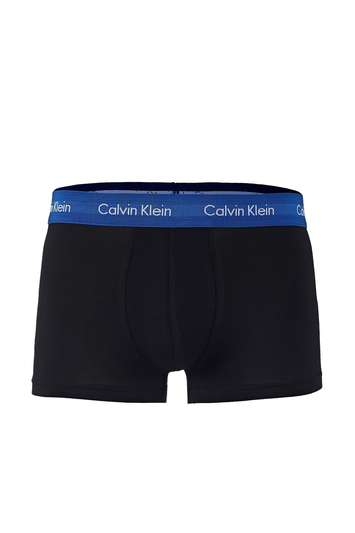 Calvin Klein Pamuklu Yumuşak Dokulu Esnek 3 Pack Erkek Boxer 0000U2664G M9X Saks-Siyah-Kırmızı