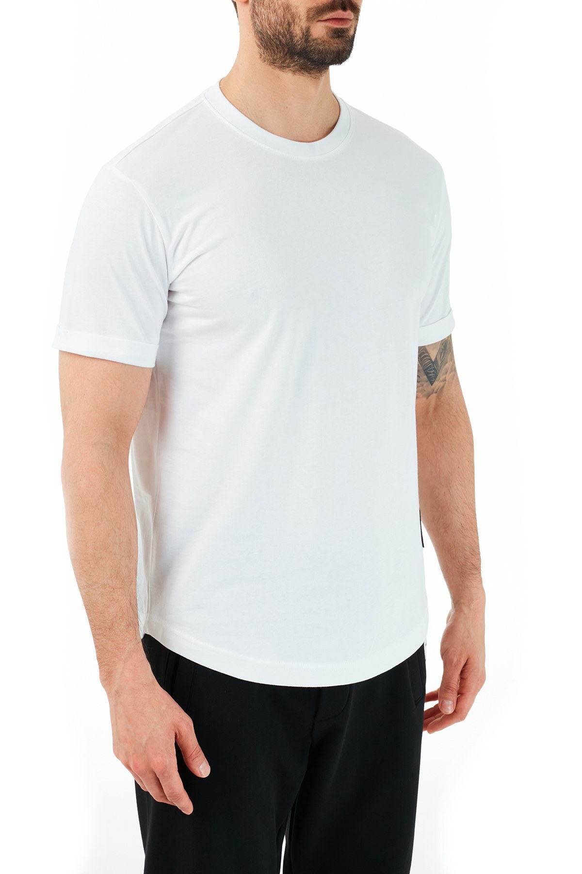 Calvin Klein Erkek T Shirt J30J315319 YAF BEYAZ