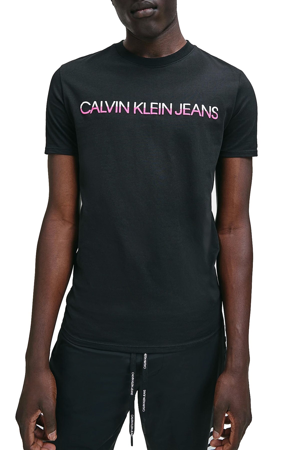 Calvin Klein Erkek T Shirt J30J316602 BEH SİYAH