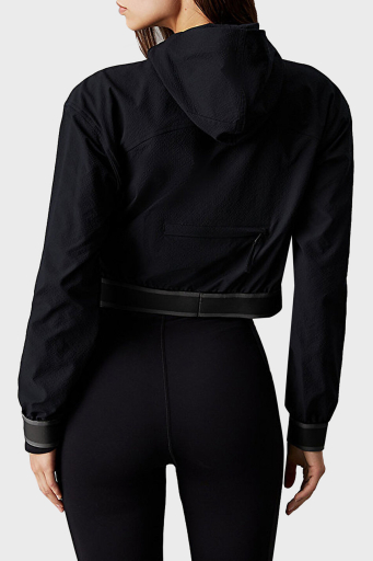 Calvin Klein Regular Fit Crop 00GWF4J403BAE Bayan Sweat 00GWF4J403 BAE SİYAH - 3