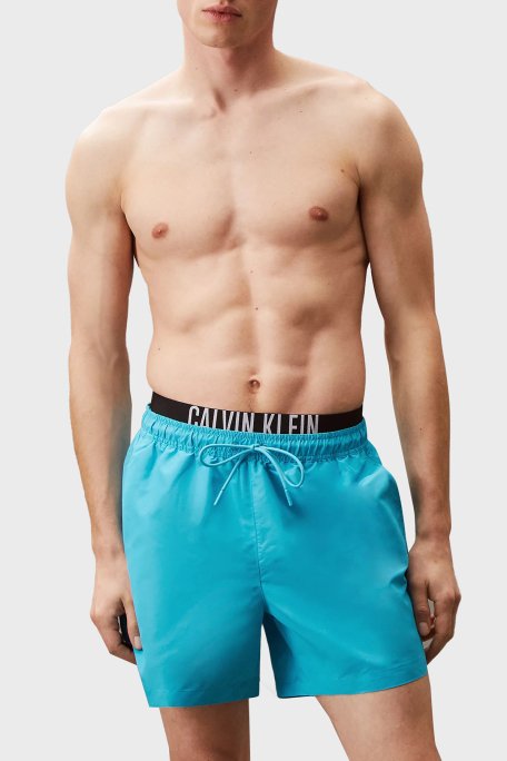 Calvin Klein Regular Fit Logolu KM0KM01093CVJ Erkek Mayo Short KM0KM01093 CVJ MAVİ - 1