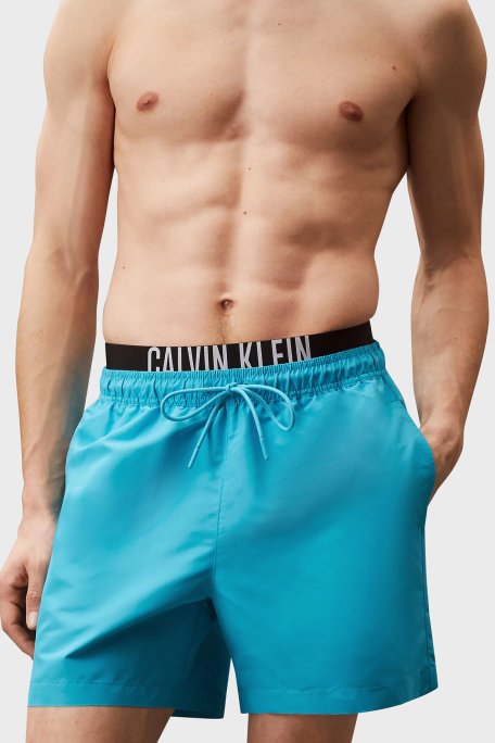 Calvin Klein Regular Fit Logolu KM0KM01093CVJ Erkek Mayo Short KM0KM01093 CVJ MAVİ - 3