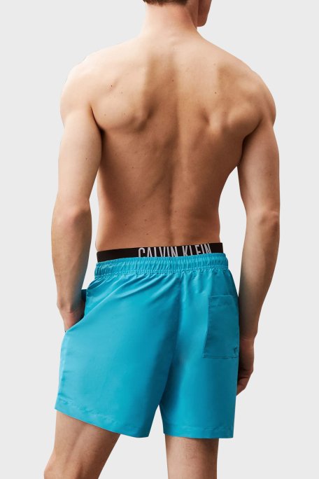 Calvin Klein Regular Fit Logolu KM0KM01093CVJ Erkek Mayo Short KM0KM01093 CVJ MAVİ - 4