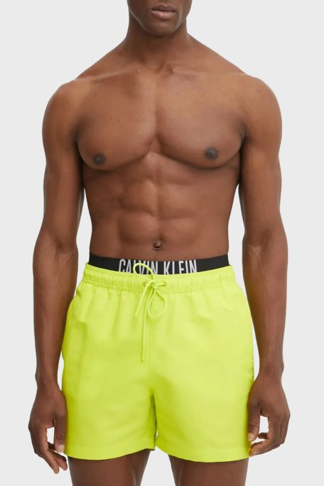 Calvin Klein Regular Fit Logolu KM0KM01093LRF Erkek Mayo Short KM0KM01093 LRF SARI - 1
