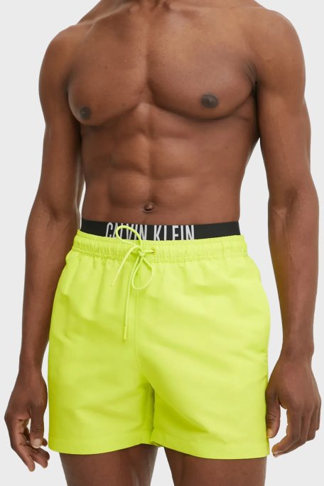 Calvin Klein Regular Fit Logolu KM0KM01093LRF Erkek Mayo Short KM0KM01093 LRF SARI - 2