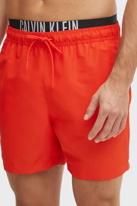 Calvin Klein Regular Fit Logolu KM0KM01093XM8 Erkek Mayo Short KM0KM01093 XM8 KIRMIZI - 3