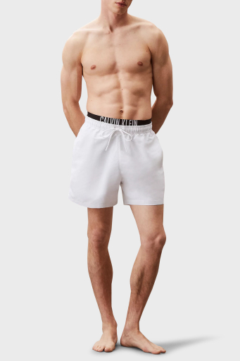 Calvin Klein Regular Fit Logolu KM0KM01093YCD Erkek Mayo Short KM0KM01093 YCD BEYAZ - 2