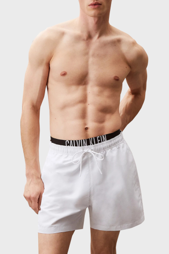 Calvin Klein Regular Fit Logolu KM0KM01093YCD Erkek Mayo Short KM0KM01093 YCD BEYAZ - 3