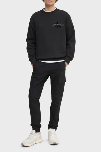 Calvin Klein Regular Fit Ribanalı Paça Kargo J30J326765BEH Erkek Pantolon J30J326765 BEH SİYAH - 3