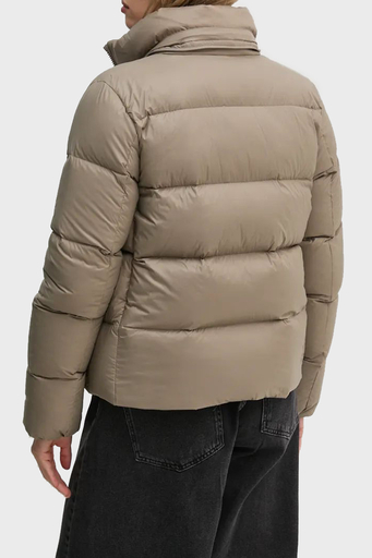 Calvin Klein Regular Fit Su İtici Çıkarılabilir Kapüşonlu Kısa Şişme J20J223571PAV Bayan Mont J20J223571 PAV HAKİ - 8