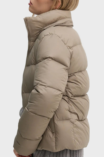 Calvin Klein Regular Fit Su İtici Çıkarılabilir Kapüşonlu Kısa Şişme J20J223571PAV Bayan Mont J20J223571 PAV HAKİ - 10