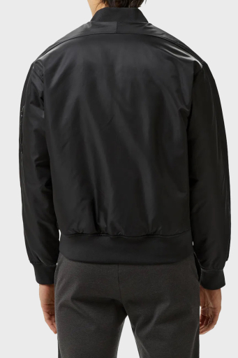 Calvin Klein Regular Fit Suya ve Rüzgara Dayanıklı Kolej Yaka Bomber 00040EM524UB1 Erkek Ceket 00040EM524 UB1 SİYAH - 3