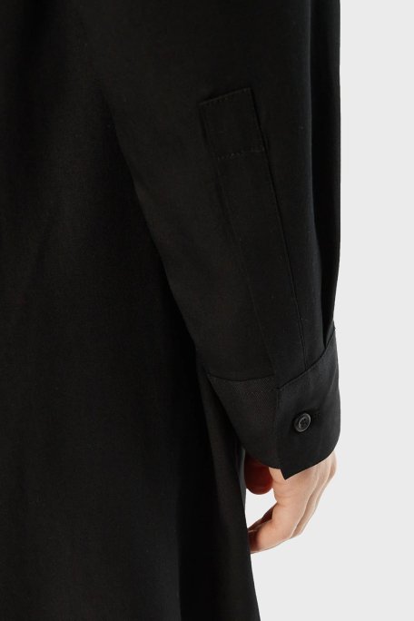 Calvin Klein Regular Fit Uzun Kollu Logolu Kısa J20J224819BEH Bayan Elbise J20J224819 BEH SİYAH - 5