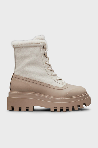 Calvin Klein Renk Bloklu Tırtıklı Platform Taban YW0YW015570HG Bayan Bot YW0YW01557 0HG BEJ - 1