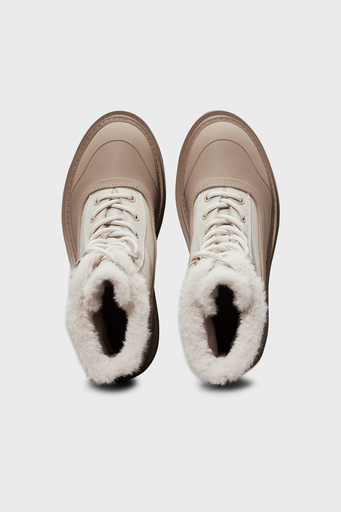 Calvin Klein Renk Bloklu Tırtıklı Platform Taban YW0YW015570HG Bayan Bot YW0YW01557 0HG BEJ - 5