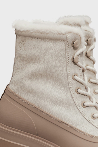 Calvin Klein Renk Bloklu Tırtıklı Platform Taban YW0YW015570HG Bayan Bot YW0YW01557 0HG BEJ - 6