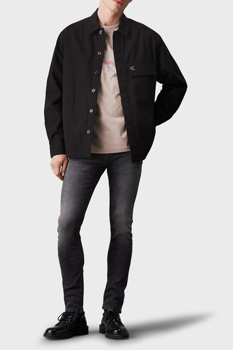 Calvin Klein Skinny Fit Normal Bel Dar Paça Jeans J30J3265281BY Erkek Kot Pantolon J30J326528 1BY SİYAH - 3