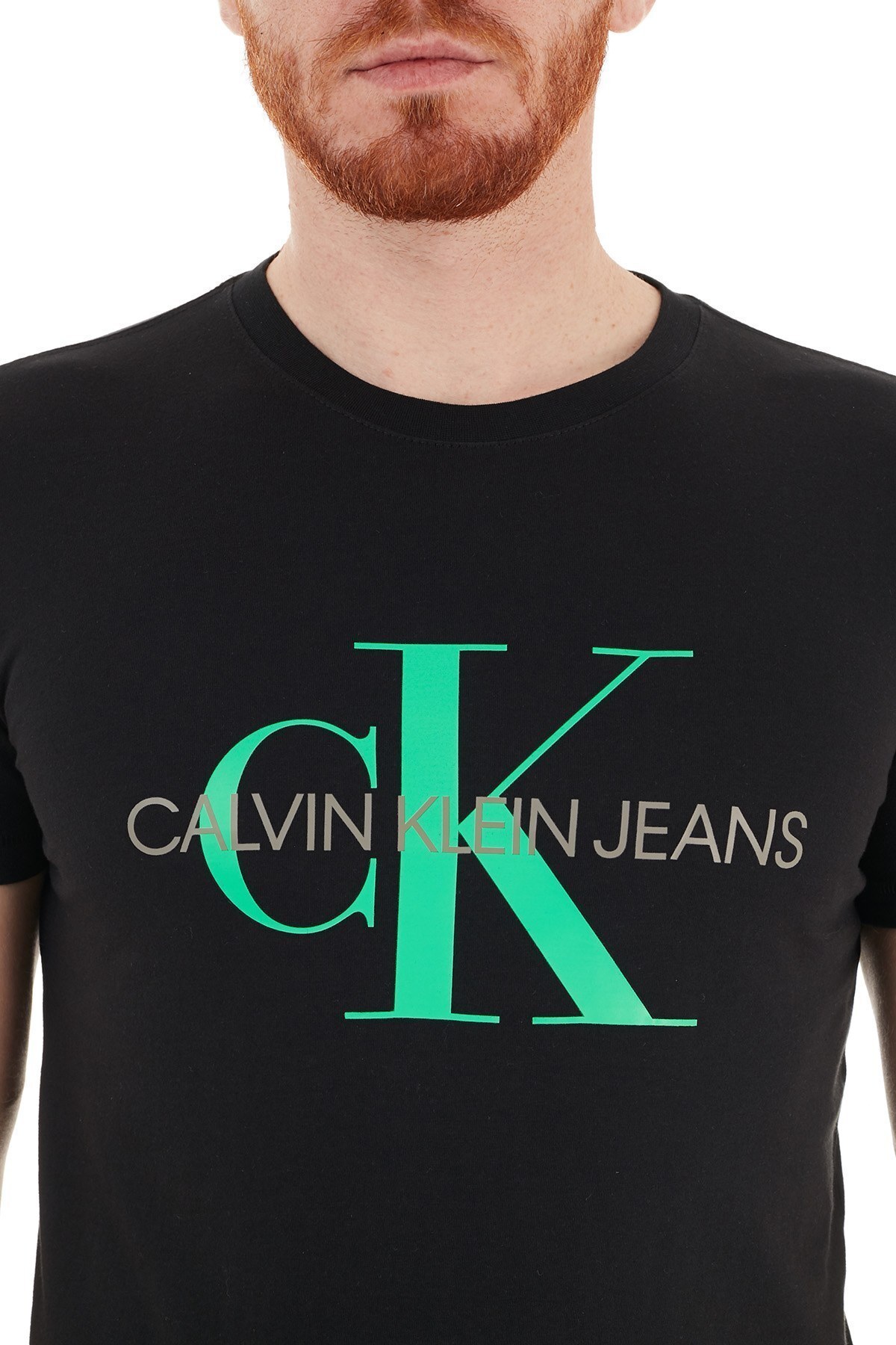 Calvin Klein Erkek T Shirt J30J317065 BEH SİYAH