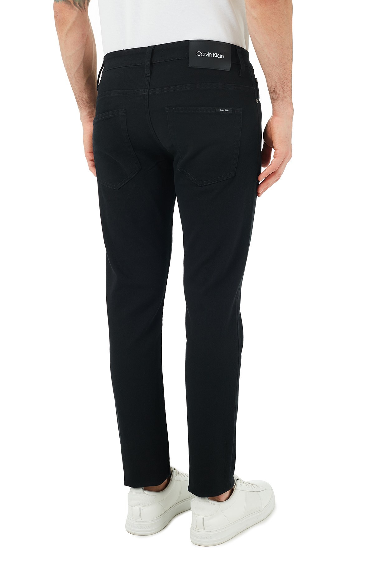 Calvin Klein Slim Fit Pamuklu Jeans Erkek Kot Pantolon K10K107008 1BY SİYAH