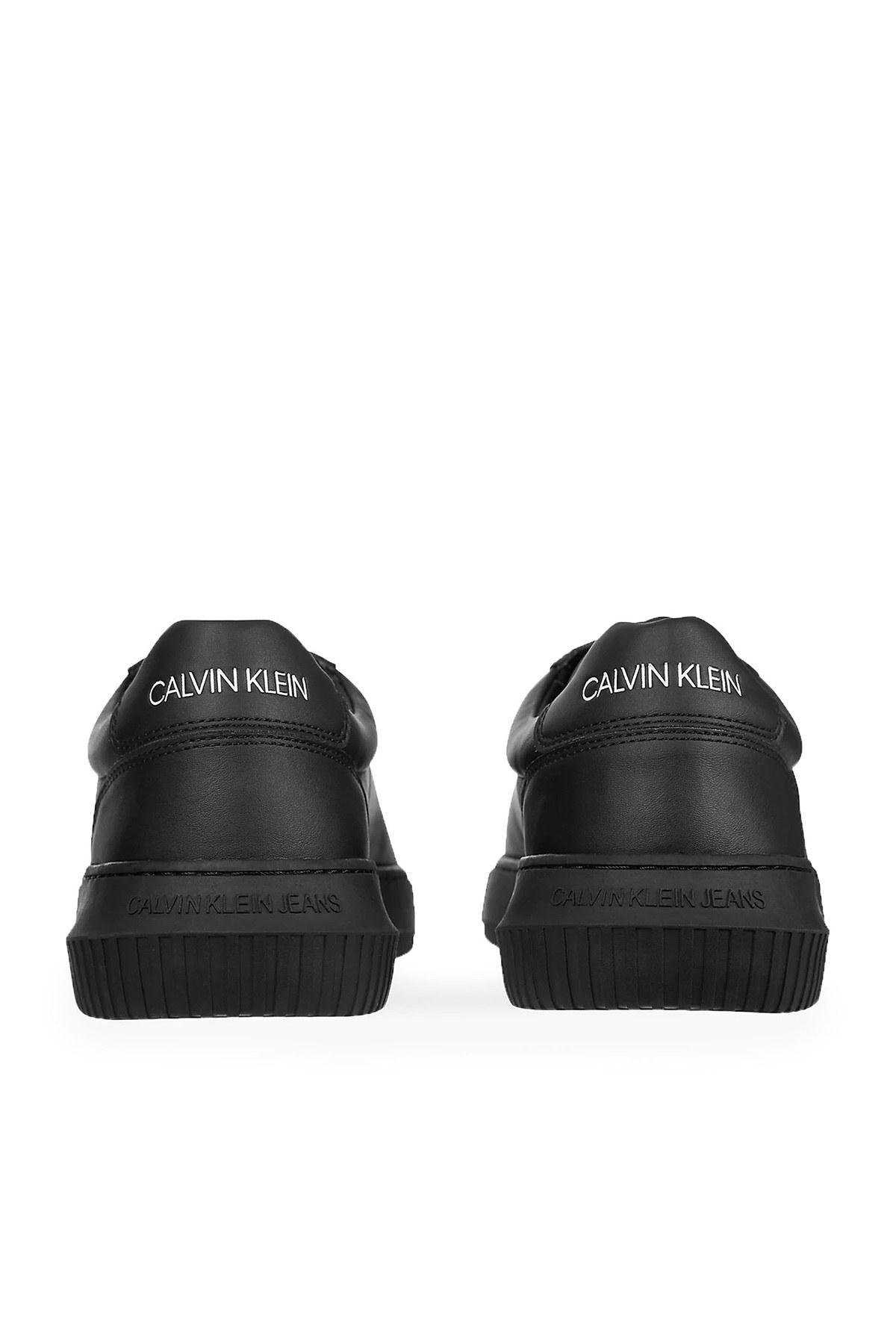 Calvin Klein Sneaker Hakiki Deri Erkek Ayakkabı YM0YM00036 BDS SİYAH