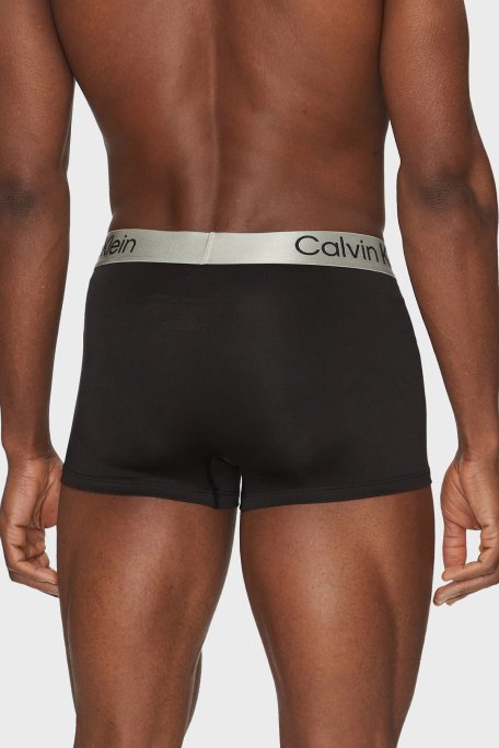 Calvin Klein Streç Logolu 3 Pack LV00NB4269UB1 Erkek Boxer LV00NB4269 UB1 SİYAH - 4