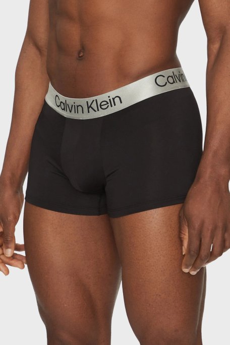 Calvin Klein Streç Logolu 3 Pack LV00NB4269UB1 Erkek Boxer LV00NB4269 UB1 SİYAH - 8