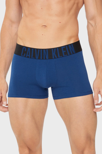 Calvin Klein Streç Pamuklu 3 Pack 000NB3608ALXS Erkek Boxer 000NB3608A LXS Mavi-Gri-Turkuaz - 9