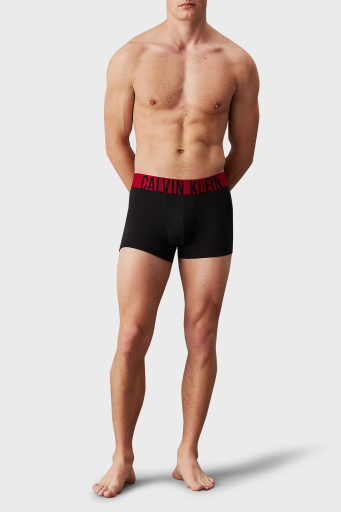 Calvin Klein Streç Pamuklu 3 Pack 000NB3608AQ5X Erkek Boxer 000NB3608A Q5X SİYAH-BORDO - 7