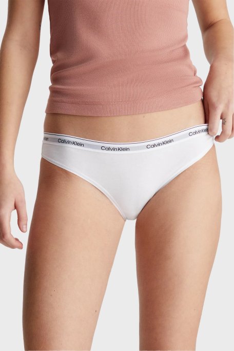 Calvin Klein Streç Pamuklu Düşük Bel 3 Pack 000QD5207E100 Bayan Külot 000QD5207E 100 BEYAZ - 2