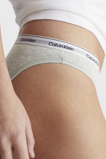 Calvin Klein Streç Pamuklu Düşük Bel 3 Pack 000QD5207EMPI Bayan Külot 000QD5207E MPI SİYAH-BEYAZ-GRİ - 3