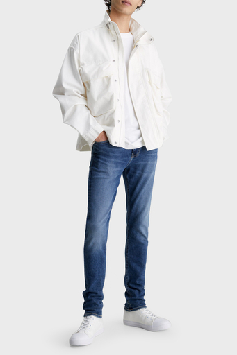 Calvin Klein Streç Pamuklu Düşük Bel Dar Paça Skinny Fit Jeans J30J3228341BJ Erkek Kot Pantolon J30J322834 1BJ LACİVERT - 1