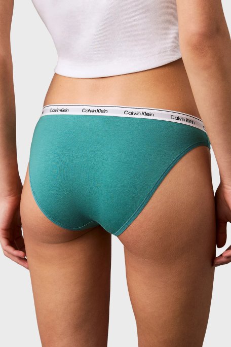 Calvin Klein Streç Pamuklu Düşük Bel Logolu 5 Pack 000QD5208EWAD Bayan Külot 000QD5208E WAD ÇOK RENKLİ - 4