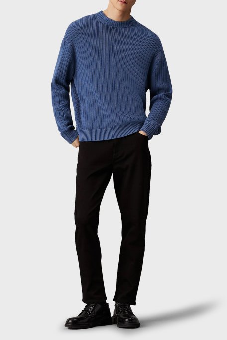 Calvin Klein Streç Pamuklu Normal Bel Daralan Paça Dad Jeans J30J3259941BY Erkek Kot Pantolon J30J325994 1BY SİYAH - 2