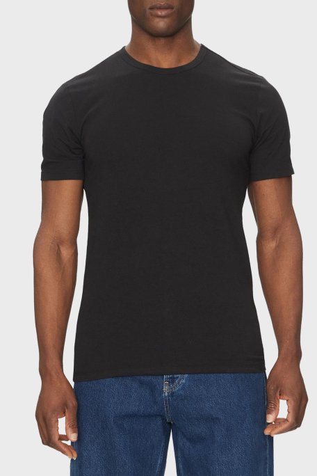Calvin Klein Streç Pamuklu Regular Fit Bisiklet Yaka 3 Pack LV00NB4185UB1 Erkek T Shirt LV00NB4185 UB1 SİYAH - 2