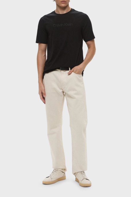 Calvin Klein Streç Pamuklu Regular Fit Bisiklet Yaka LVGMS5K182UB1 Erkek T Shirt LVGMS5K182 UB1 SİYAH - 2