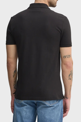 Calvin Klein - Calvin Klein Streç Pamuklu Regular Fit Düğmeli J30J3256640GM Erkek Polo Yaka T Shirt J30J325664 0GM SİYAH (1)