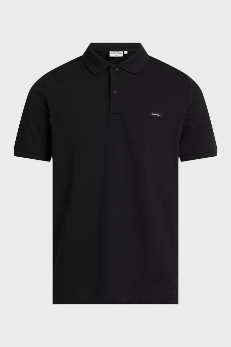Calvin Klein Streç Pamuklu Regular Fit Düğmeli K10K111674BEH Erkek Polo Yaka T Shirt K10K111674 BEH SİYAH - 1