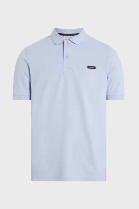 Calvin Klein Streç Pamuklu Regular Fit Düğmeli K10K111674DWE Erkek Polo Yaka T Shirt K10K111674 DWE MAVİ - 1